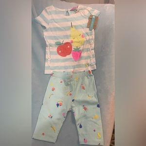 JOULES TWO PIECE SET 12-18 months NWT   CUTE 💯